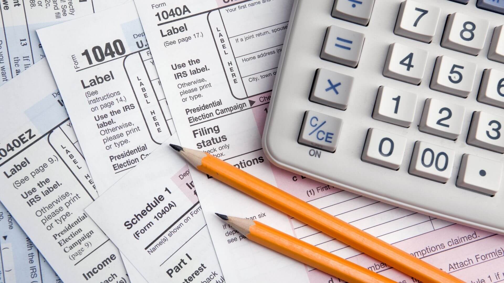 Bookkeeping services in Stockton CA assisting with 1040 tax forms, expense tracking, and small business financial organization