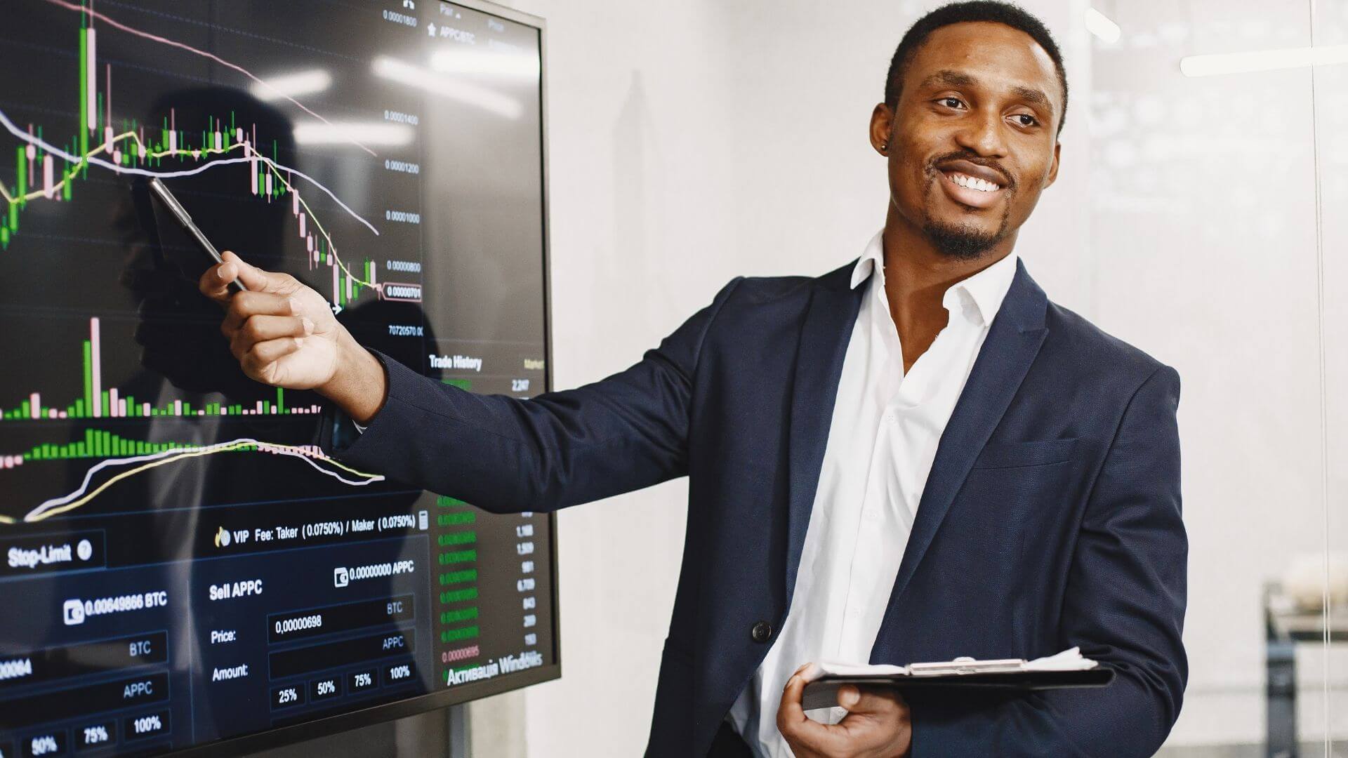 Bookkeeping services in Stockton CA analyzing financial performance charts and guiding small business growth strategies